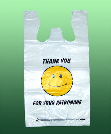 HDPE印刷塑料杂货袋