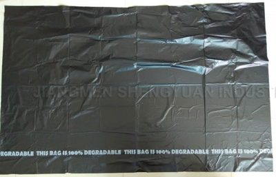 HDPE黑色可氧降解的扁平袋（GF03）